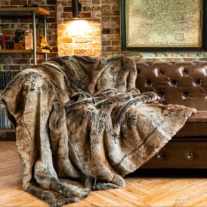 Battilo Faux Fur Blanket Luxury Throw Blanket Winter Thicken Warm Sofa Blankets Bed Plaid Bedspread on the Bed Home Decora